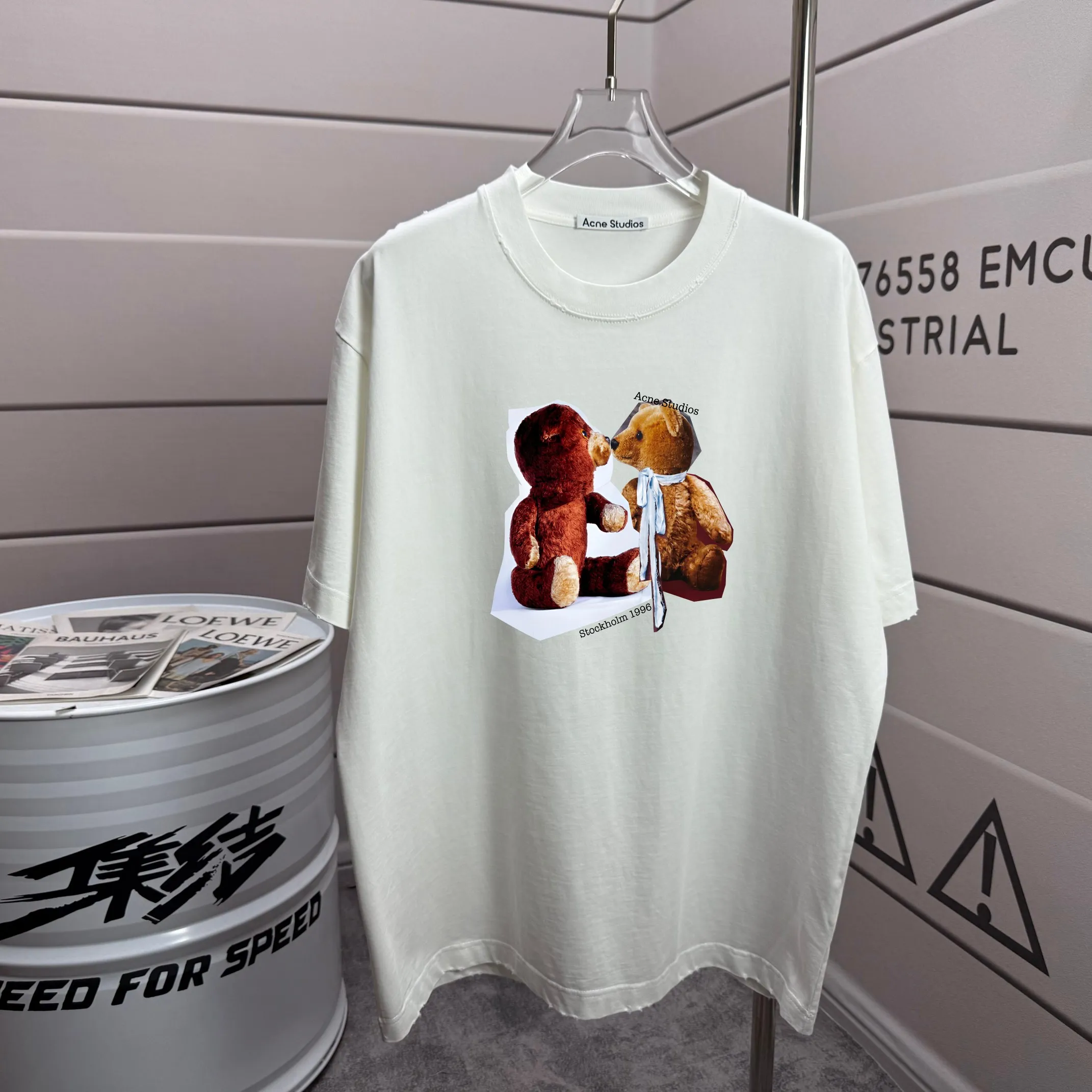 # 90 Acne studios * 2026 New Arrival tee Same Style : Size :S M L XL XXL Size： S （90-130 ） M （120-150 ） L （140-165 ） XL （160-180 ） XXL （180 ）